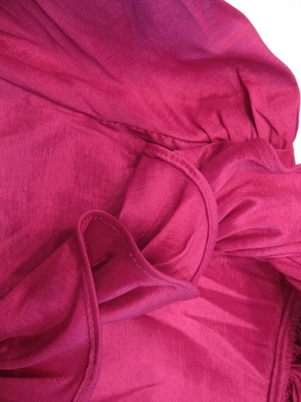 Y2k hot pink structured jacket blouse rhinestone buttons size 10 chetta b - Picture 6 of 6